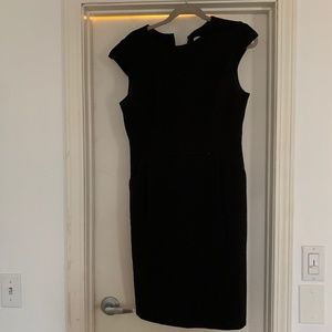 Target Merona Black Short Sleeve Work Dress